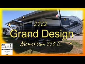 2022 Grand Design Momentum M Class 350 G Toy Hauler -14FT Garage!