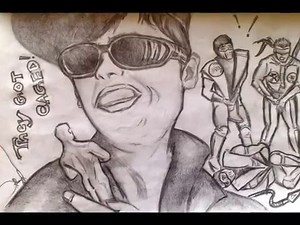 Fan Knows How To Draw Johnny Cage From Mortal Kombat