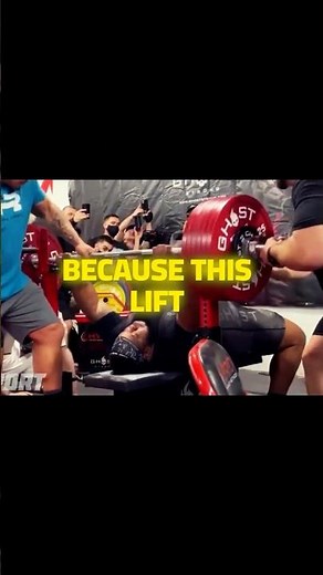 The Heaviest Bench Press Ever Lifted 🏋️ #shorts #powerlifting