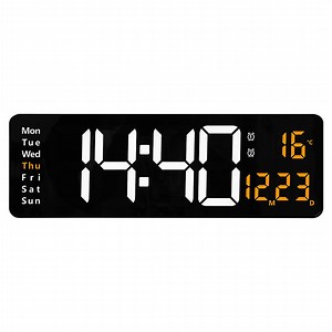 [Hot Item] Multifunctional LED Large Screen Display Living Room Desktop Digital Wall Clock