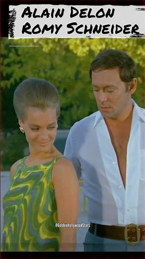 Alain Delon Romy Schneider Duo iconique ,"La Piscine" #romyschneider