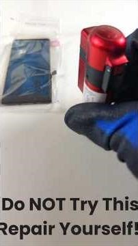 I Used a Lighter on This iPhone Battery... Don’t Try This! #shorts