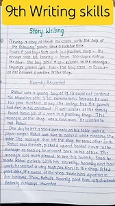 story writing class 9| class 9 story writing| class 9 english story writing|class 9 writing section