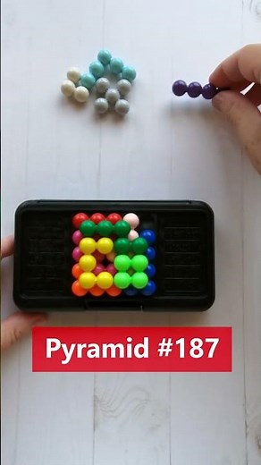 How to Solve Kanoodle Pyramid 187 EASY #shorts