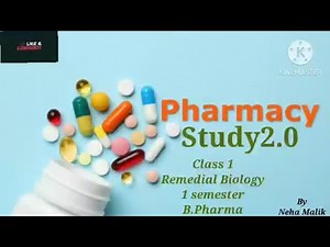 Remedial Biology Class 1 || Unit-1 (Living World) |PharmacyStudy2.0| #pharmacy #youtube #study