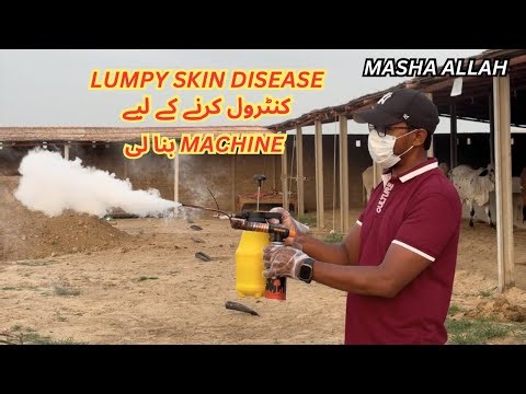 Alhamdulillah Homemade Fumigation Machine To Control Lumpy Skin Disease. Dost Cattle Farm.