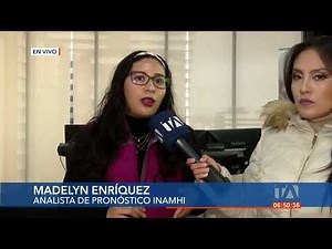 This is the weather forecast for Quito according to Inamhi