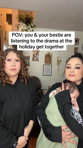 Just a couple chismosas taking notes so we can dissect the drama later 😂 | The Blended Mommas