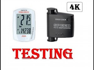 [4K] How To Test Cateye Strada Bike Computer Before Installing