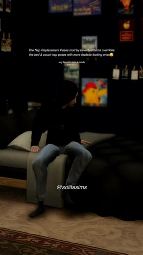 this Sims 4 mod makes your Sims naps look more realistic! 😴 youtube: solitasims #TheSims4 #Sims4Mods #solitasims | solitasims