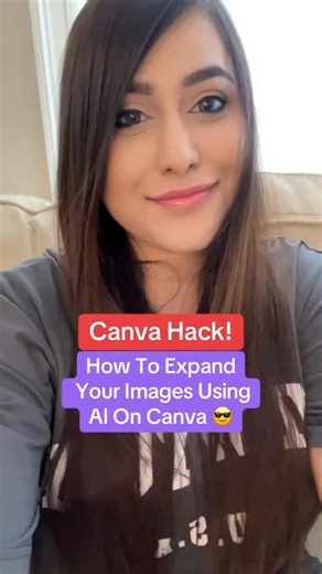 1K views · 725 reactions | Comment “Template”  if you want free access to my Canva template library  Canva Tutorial - How To Expand Your Photos Using Canva AI  #canvahacks #canvatutorial #canvadesign #canvatips #businesstipsforwomen | Inuri Munasinghe | Facebook