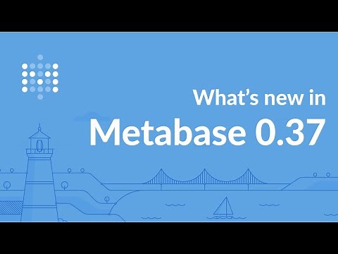 Metabase 0.37: dashboard interactivity
