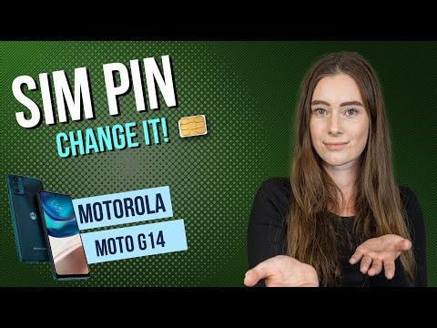 Motorola moto g14 - How to Change SIM PIN • 📱 • 🔢 • 🔐 • Tutorial
