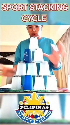 Speed of Cup Stacking: Cycle in 6.131 Seconds! #sportstacking #speed #shorts