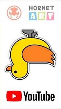 🦆 How to Draw Simple Duckling (Duckling Drawing)