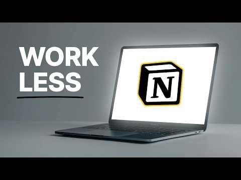 My Productivity System for Working Less (built in Notion)