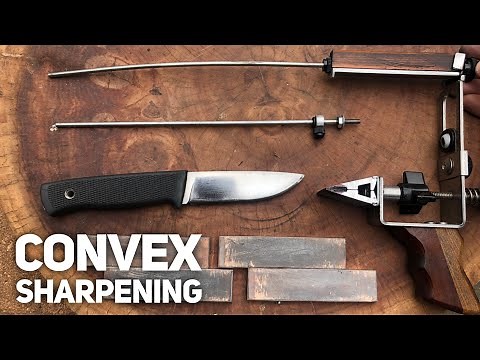 Sharpening Convex on KME System (Fallkniven F1, Convex Rod)