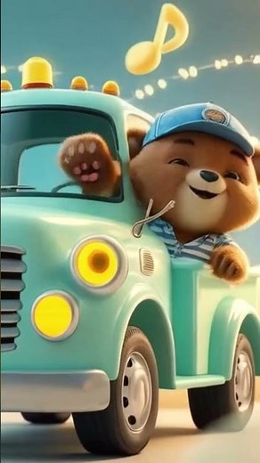 🛞 Wheels on the Cargo Truck 🚛 | Fun Truck Poem & Music Video for Kids