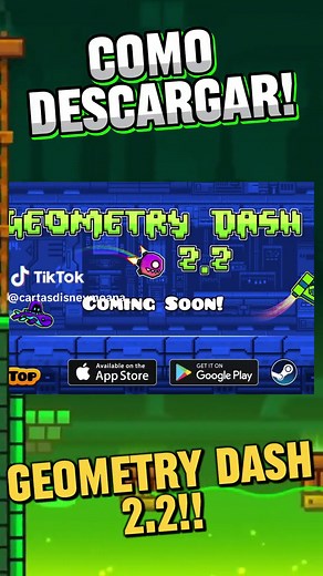 Descargar Geometry Dash 2.2 Fácilmente