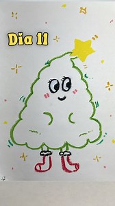 Hoy hice un arbolito navideño kawaii con oil pastels, con carita tierna y calcetitas rojas. Es un dibujo muy fácil y perfecto para tarjetas navideñas o actividades creativas. Puedes ver el tutorial completo en mi canal de YouTube: amiragcarrillo dibujo kawaii navidad fácil ideas de tarjetas navideñas dibujo navideño cute christmas kawaii drawing manualidades navideñas diy dibujos para Navidad fáciles #kawaii #kawaiidrawing #navidad #dibujo #arboldenavidad #christmasart #manualidadesnavideñas #di