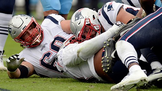 James Develin scores TD on first rush this season