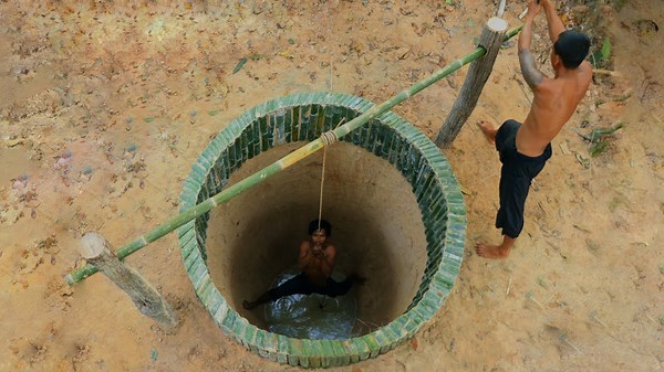 How to build a primitive groundwater extraction tool