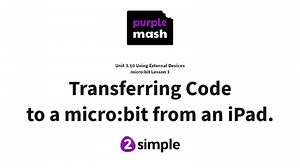 micro:bits Transferring Code to a micro:bit on an iPad