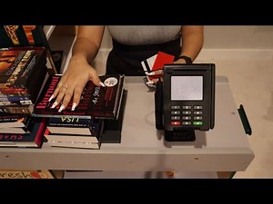 ASMR Library Roleplay | Typing, Tapping on Books & DVD Checkout | Relaxing Soft Spoken💆🏻‍♀️😴💤