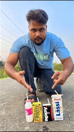 😱Litchi vs Frooti vs Appy vs Lassi Ultimate Taste Test 🤯 #shorts