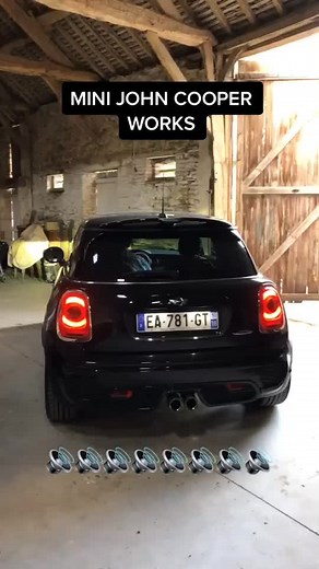 Mini Cooper JCW Pro Exhaust Sound Compilation