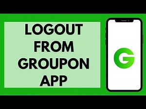 How to Logout of Groupon App (EASY!)