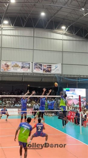 What An Amazing Left Hand Spike By Kabali😲First Court Bullet Shot🔥💪#volleyball #shorts #trending