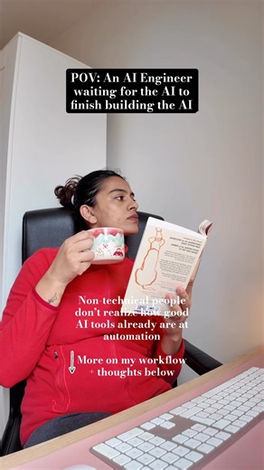 AI building AI while human chills