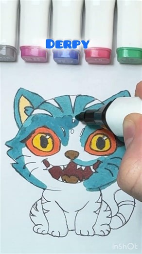 Watch Derpy from K-Pop Demon Hunters #derpy#Derpy#K-Pop Demon Hunters#youtubeshorts#coloring#art