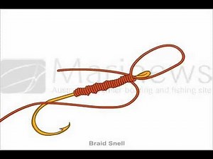 How to Tie Braid Snell Knot