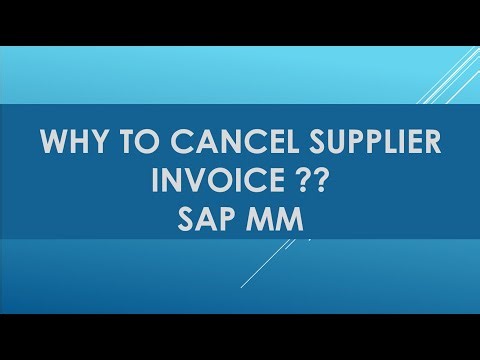 cancel supplier invoice sap mm | purchase order cancellation sap | goods receipt cancellation sap mm