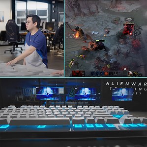 Alienware Builds 16-Foot-Long Mechanical Keyboard, Uses it to Play DOTA 2