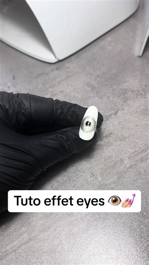 Tuto effet eyes - Effet Ice Nails Tutorial