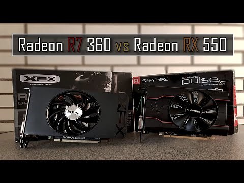 Radeon RX 550 vs Radeon R7 360 | Which is the Better Casual Gaming GPU?
