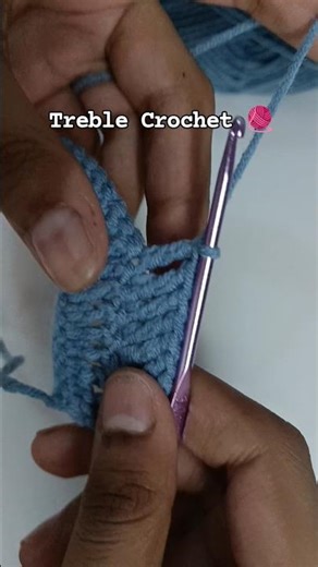Treble Crochet ( For Beginners ) 🧶