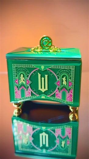 🩷NEW💚Glass music box shimmering in emerald green and golden tones plays the melody “Defying Gravity.” Click to get yours: https://bit.ly/47oiLpS #WickedMovie #WickedForGood #Wicked | The Bradford Exchange