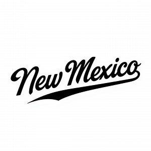 New Mexico Retro Script SVG Logo | Vintage Athletic State Typography | Digital Vector Download - Etsy