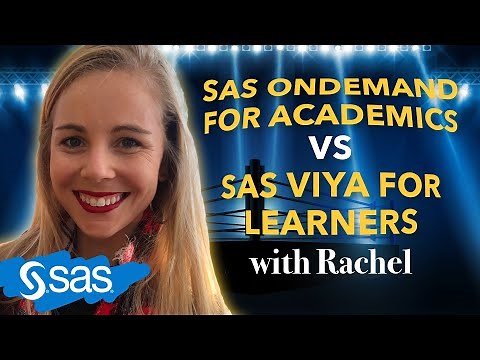 SAS Tutorial | SAS OnDemand for Academics vs. SAS Viya for Learners