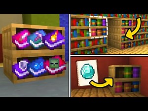 10 Ways to Use CHISELED BOOKSHELVES in Minecraft 1.20! - Trails and Tales Update