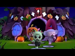 Learn Colors with Colorful Monster Candy Shop 👻 | Halloween Rhymes | Pinkfong & Hogi Style