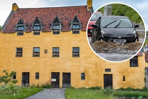 Historic 400-year-old Outlander filming location damaged by flash flooding