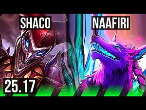 SHACO vs NAAFIRI (JGL) | EUW Master | 25.17