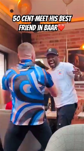 50 cent meet his best friend in baar❤️ #rap #hiphop #americanrapper #rapper #50cent #shorts #music