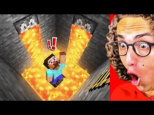 Surviving THE BIGGEST LAVA FLOOD In Minecraft