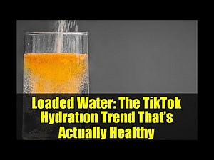 Loaded Water: The TikTok Hydration Trend That’s Actually Healthy